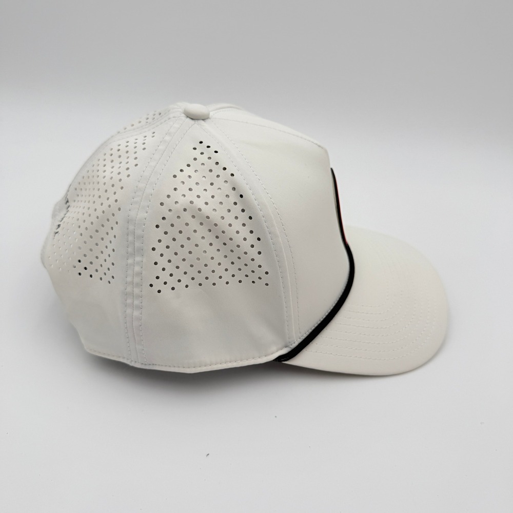Branded Bills Lazy Bone Golf Club Rope Hat OSFM Off White Performance Snapback - Picture 6 of 9
